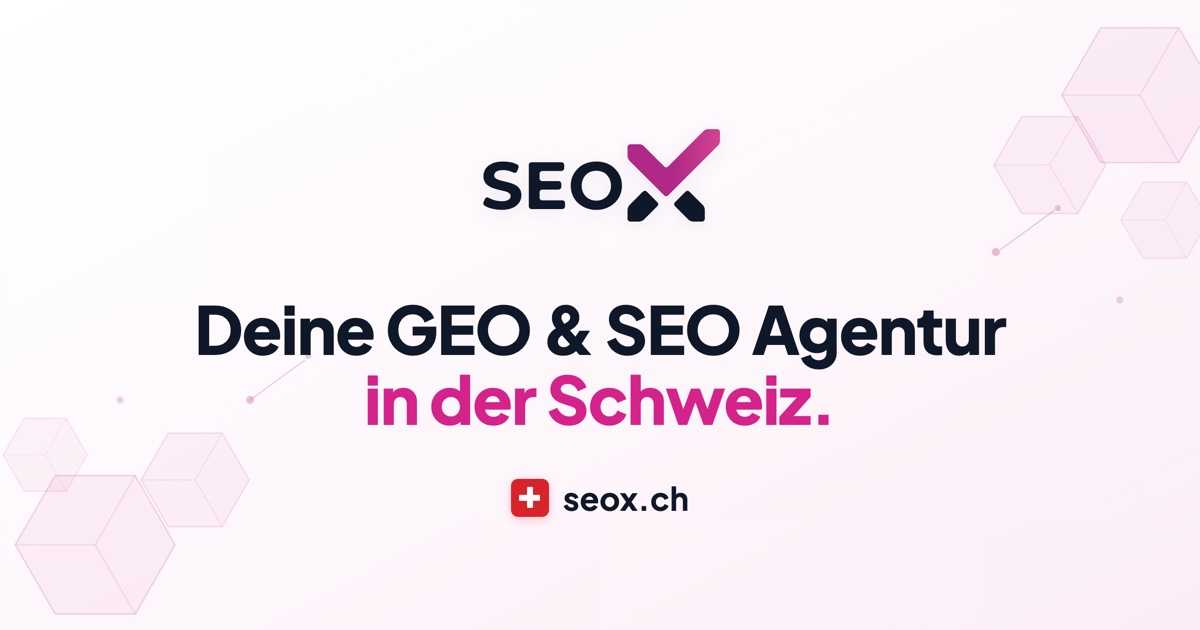 SEOX - GEO, SEO Agentur und LLMO Logo