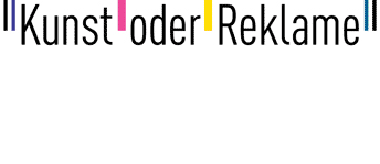 Kunst oder Reklame / Büro für Gestaltung / Jonas Distel & Michaela Distel Logo