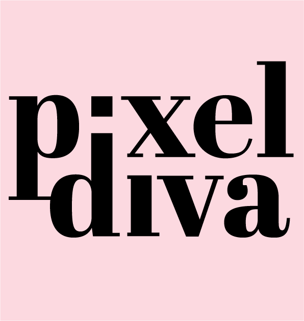 Pixeldiva - Design trifft Code. Logo