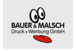 Bauer & Malsch GmbH Druck + Werbung Logo
