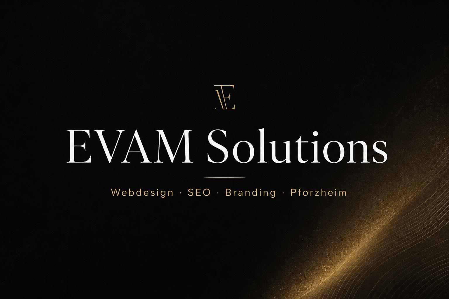 EVAM Solutions - Webdesign, SEO & Online-Marketing aus Pforzheim. Logo