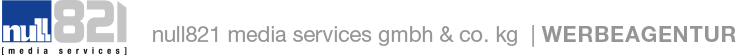 null821 media services gmbh & co. kg Logo