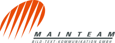 Mainteam Bild · Text · Kommunikation GmbH Logo