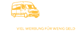 Kleinbus Werbung Logo
