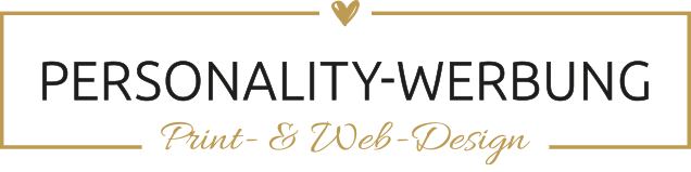 Angela Schneider, PERSONALITY-WERBUNG, Print- & Webdesign Logo