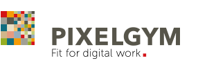 PIXELGYM – Fit for digital work. Bernd Jilka Logo