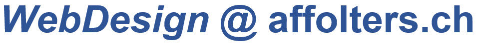 WebDesign @ affolters.ch Logo