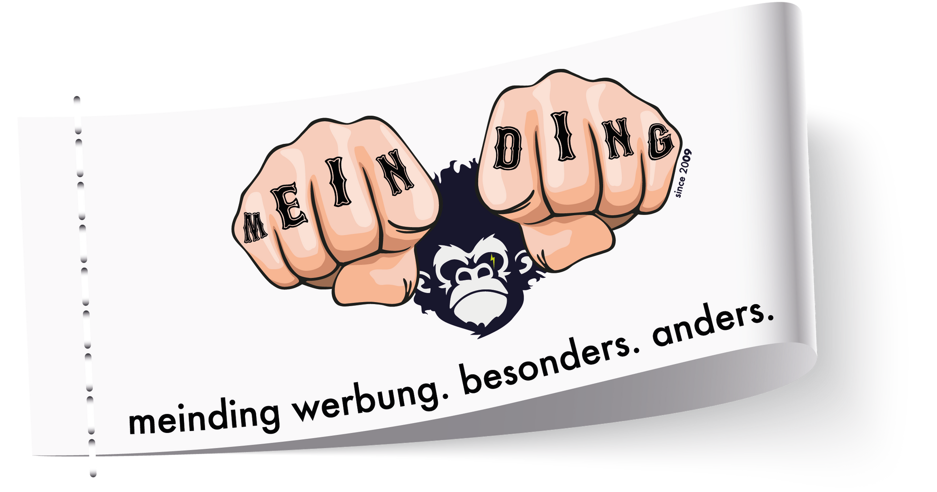 Meinding Werbung, die Kreativ-Verrückte Agentur seit 2009 Logo