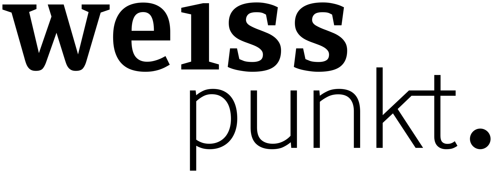 weisspunkt . Agentur für Design und Kommunikation Logo