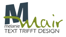 Melanie Mair - Text trifft Design Logo