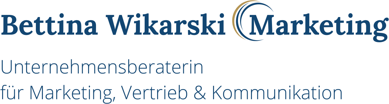 Bettina Wikarski Unternehmensberatung für Marketing, Vertrieb & Kommunikation Logo