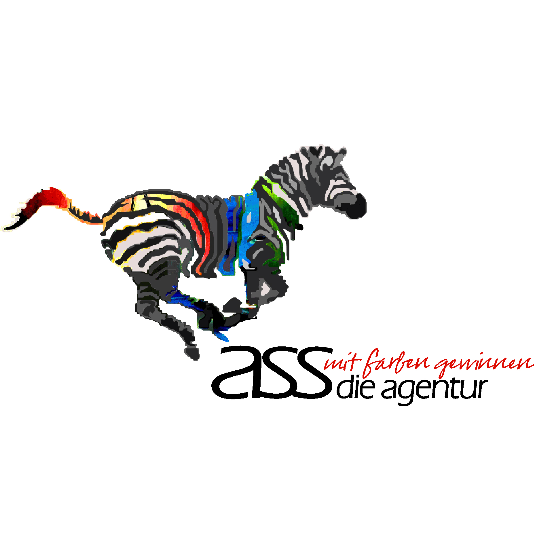 ass die agentur - Werbung mit Zebra Logo