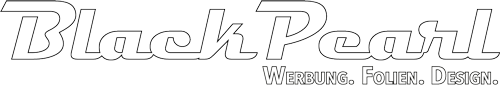 BlackPearl --- Werbung. Folien. Design. Logo
