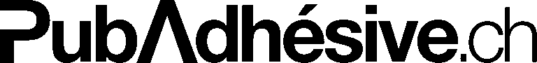 Pub adhésive Logo