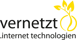 vernetzt .internet technologien Logo