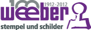 Weeber GmbH & Co KG / Stempel- und Schilder-Weeber Logo