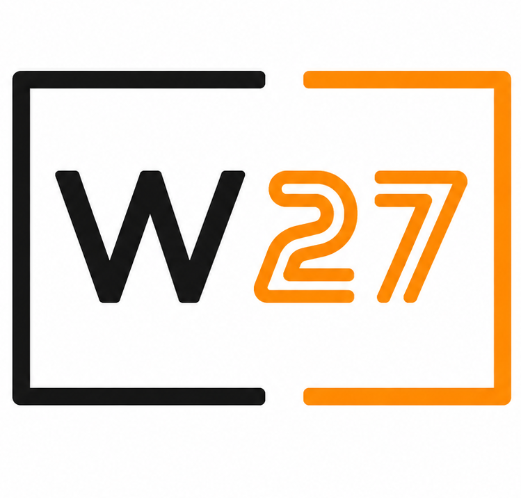 w27 marketing, AI & lifestyle solutions Logo