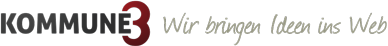 Kommune3 - Drupal Webseiten & Webshops Logo