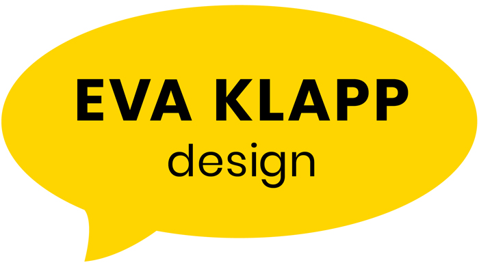 EVA KLAPP design Logo