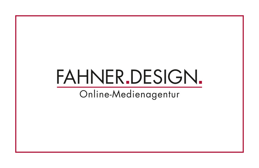 FAHNER.DESIGN. Logo